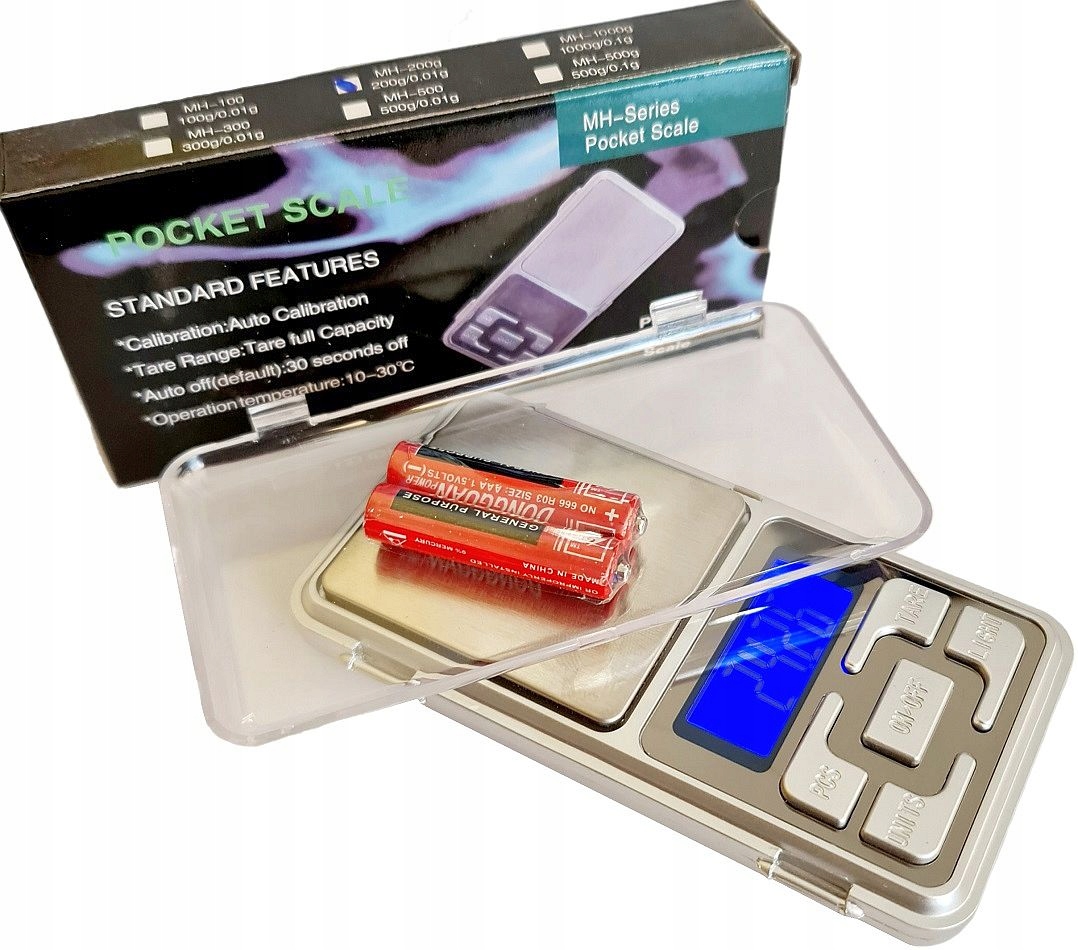 

Waga Jubilerska Elektroniczna Mała Precyzyjna 200g