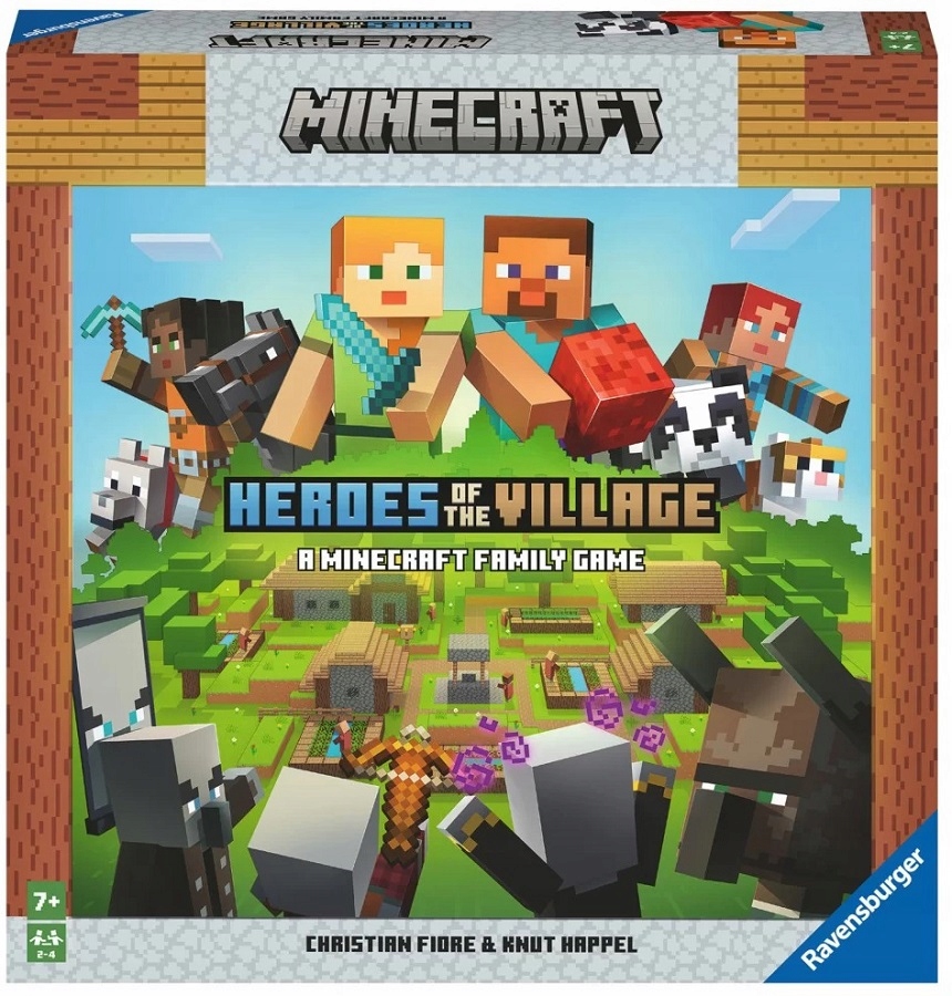 Minecraft: Uratuj wioskę kooperacyjna gra Ravensburger Gra planszowa 9361