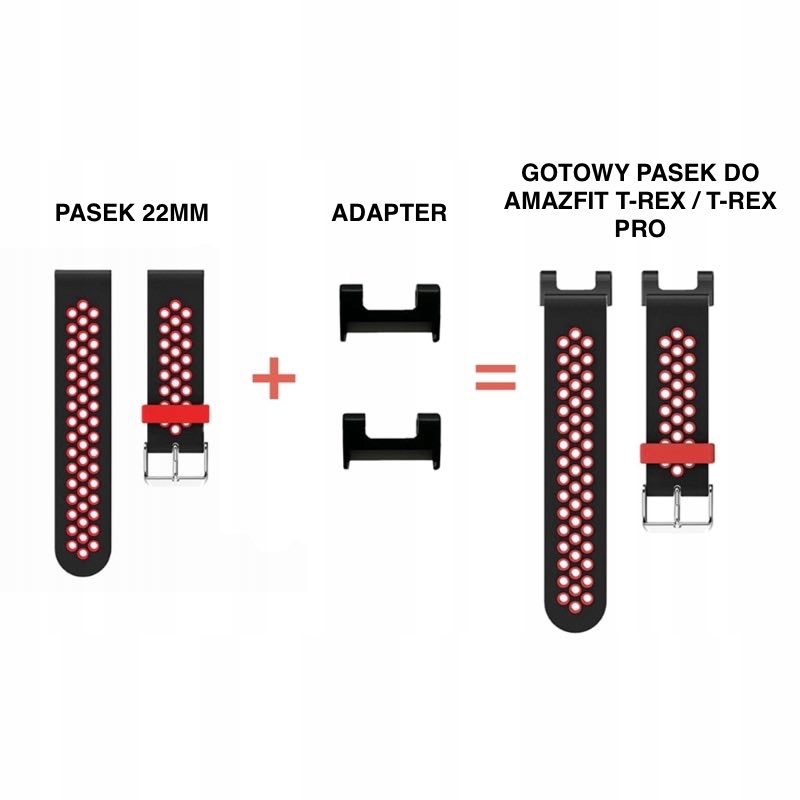 ADAPTERY ZŁĄCZE PASKA DO AMAZFIT T-REX|T-REX PRO Producent Inna