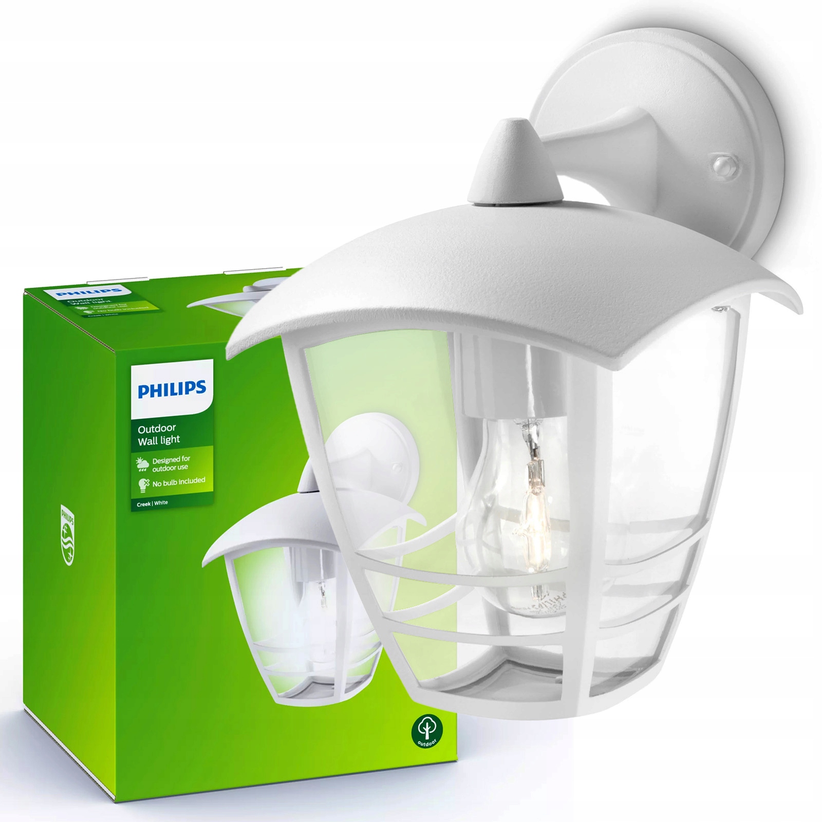 Venkovní nástěnné svítidlo Philips Creek Fasádní Led lampa E27 Zahradní lampa