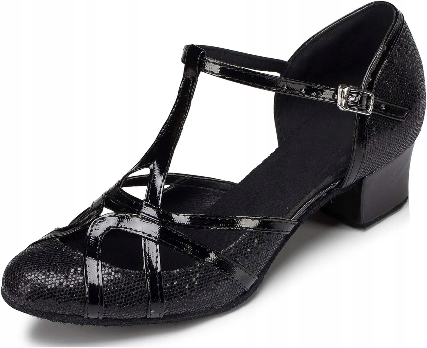 Minitoo QJ6133 Buty Do Tańca Na Obcasie 3,5 CM Black Nowe 41