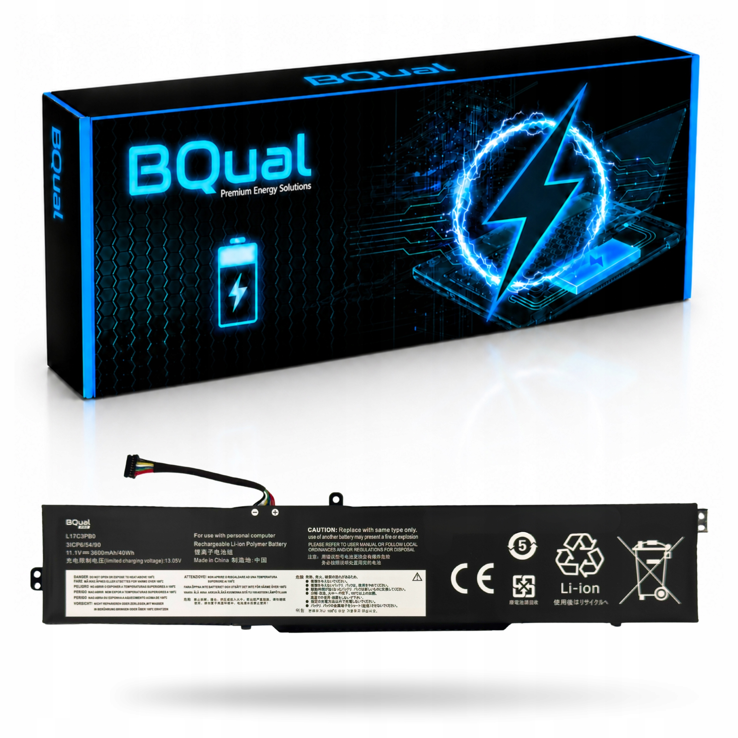 Bateria L17M3PB1 L17C3PB0 L17D3PB0 do laptopa Lenovo IdeaPad 330-17ICH -15