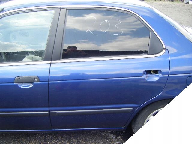 SUZUKI BALENO SEDAN 94-SZYBA LEWA TYLNA ZIELONA