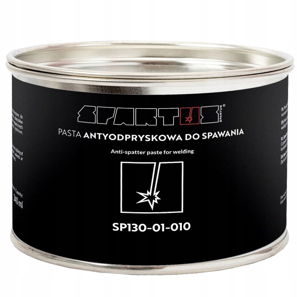 PASTA SPAWALNICZA ANTYODPRYSKOWA SPARTUS 340ml DO DYSZ GAZOWYCH ŁUSEK