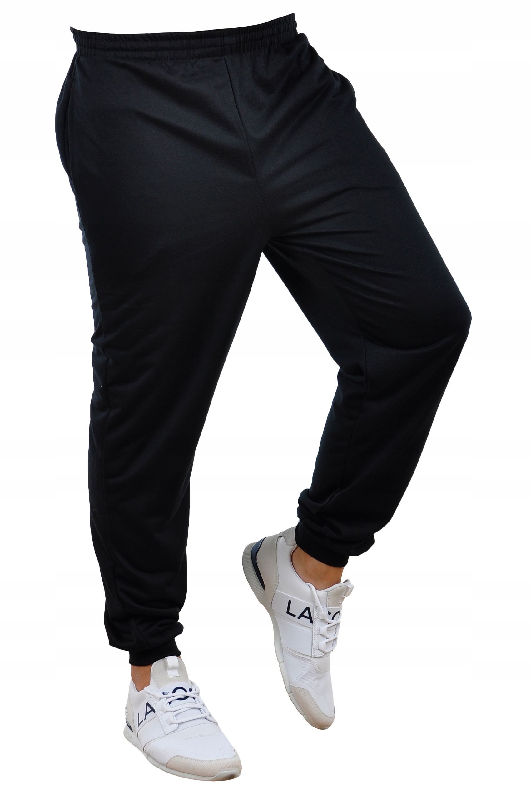 Y406 r. XL MĘSKIE SPODNIE DRESOWE JOGGERY GŁADKIE Wzór dominujący bez wzoru