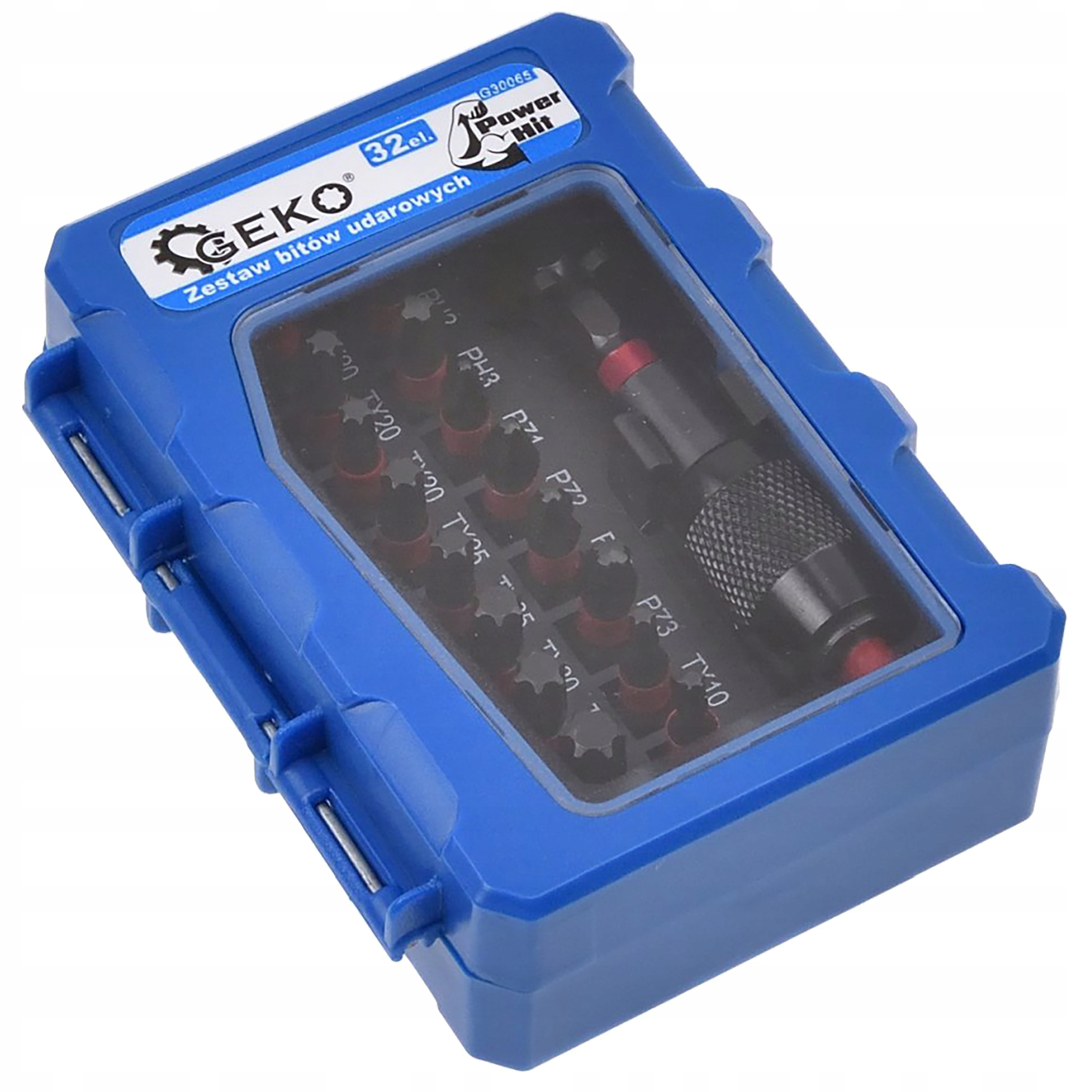 BITY UDAROWE KOŃCÓWKI ZESTAW BITÓW UDAROWYCH 32EL KOŃCÓWEK WKRĘTAKI Kod producenta G30065