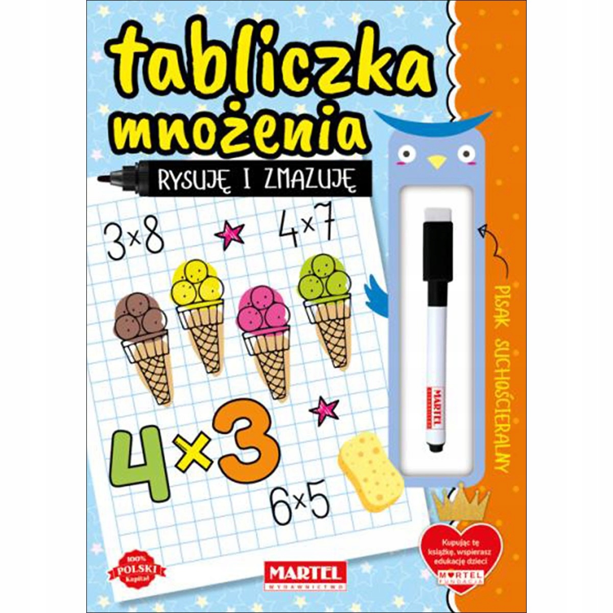668880 KSIĄŻECZKA TABLICZKA MNOŻENIA RYSUJĘ I ZAMAZUJĘ
