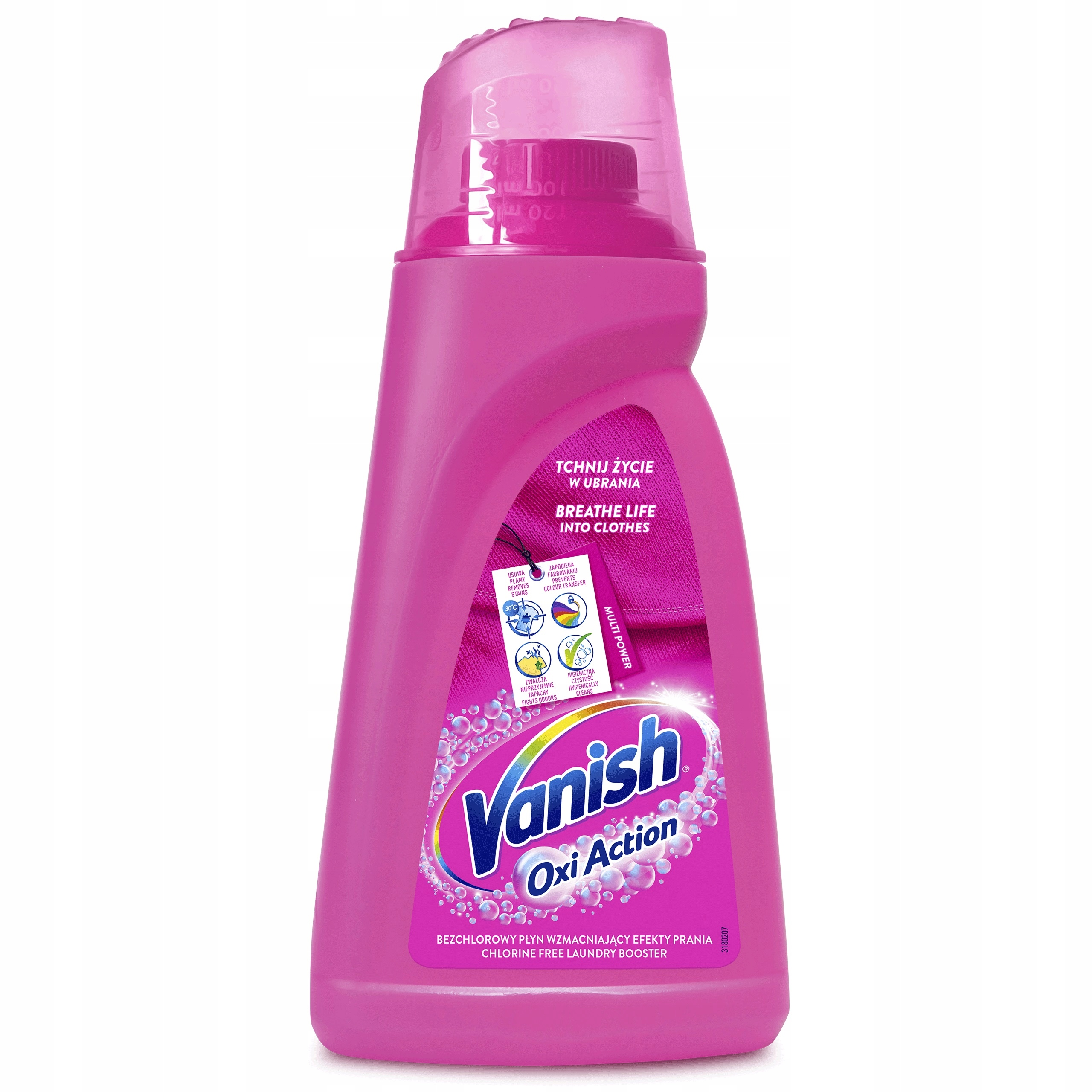 

Vanish Oxi Action Pink Kolor Odplamiacz Płyn 1L