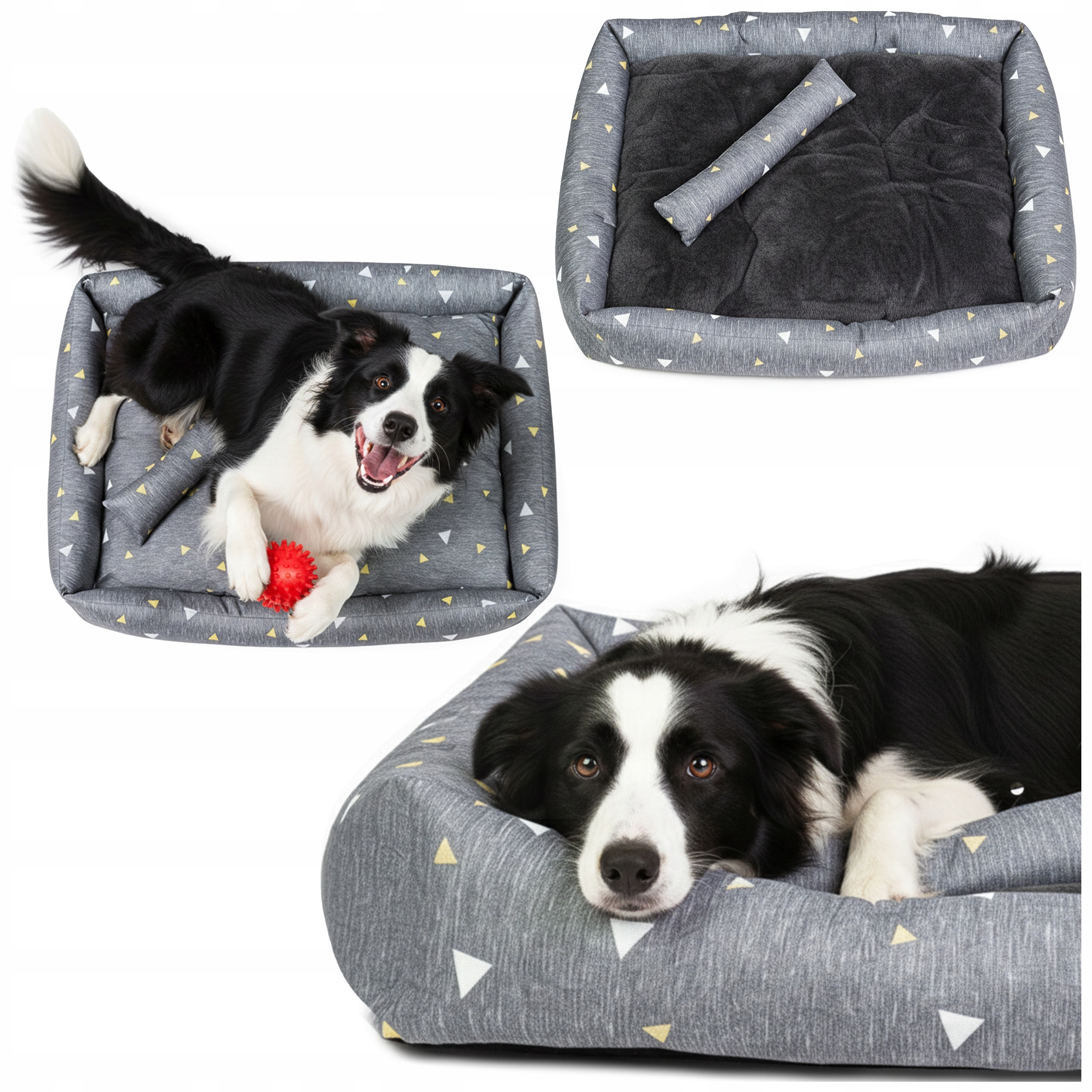 Pelíšek Kotec Pro Psa Zvířata 90x70 Potah Měkké Velké Lůžko Poduška