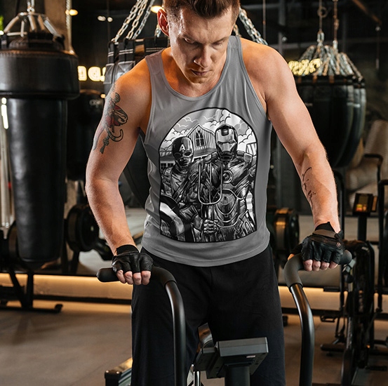 TANK TOP FILMOWE AMERICAN CIVIL WAR Rozmiar M