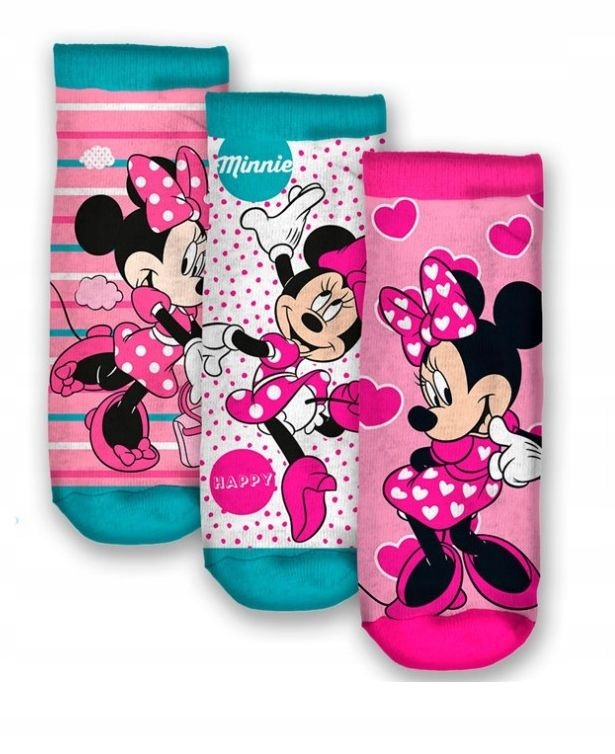 

Myszka Minnie Skarpetki Skarpety 27-30 3 Pak