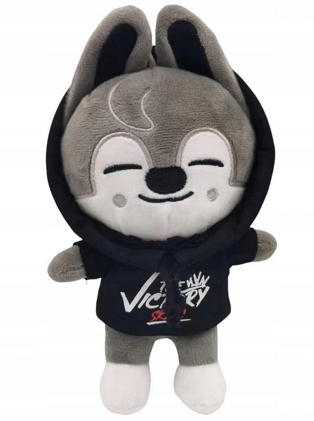 WOLF CHAN Z KAPTUREM SKZOO MASKOTKA PLUSZAK