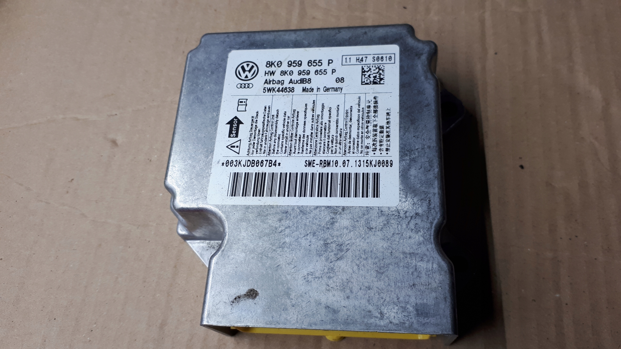 S4 B8 LIFT Sensor модуль подушки безопасности 8K0959655P A4 B8 S5