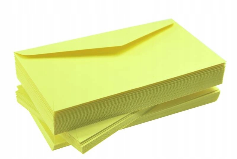 

Koperty żółte cytrynowe 100g DL 10szt nr 85