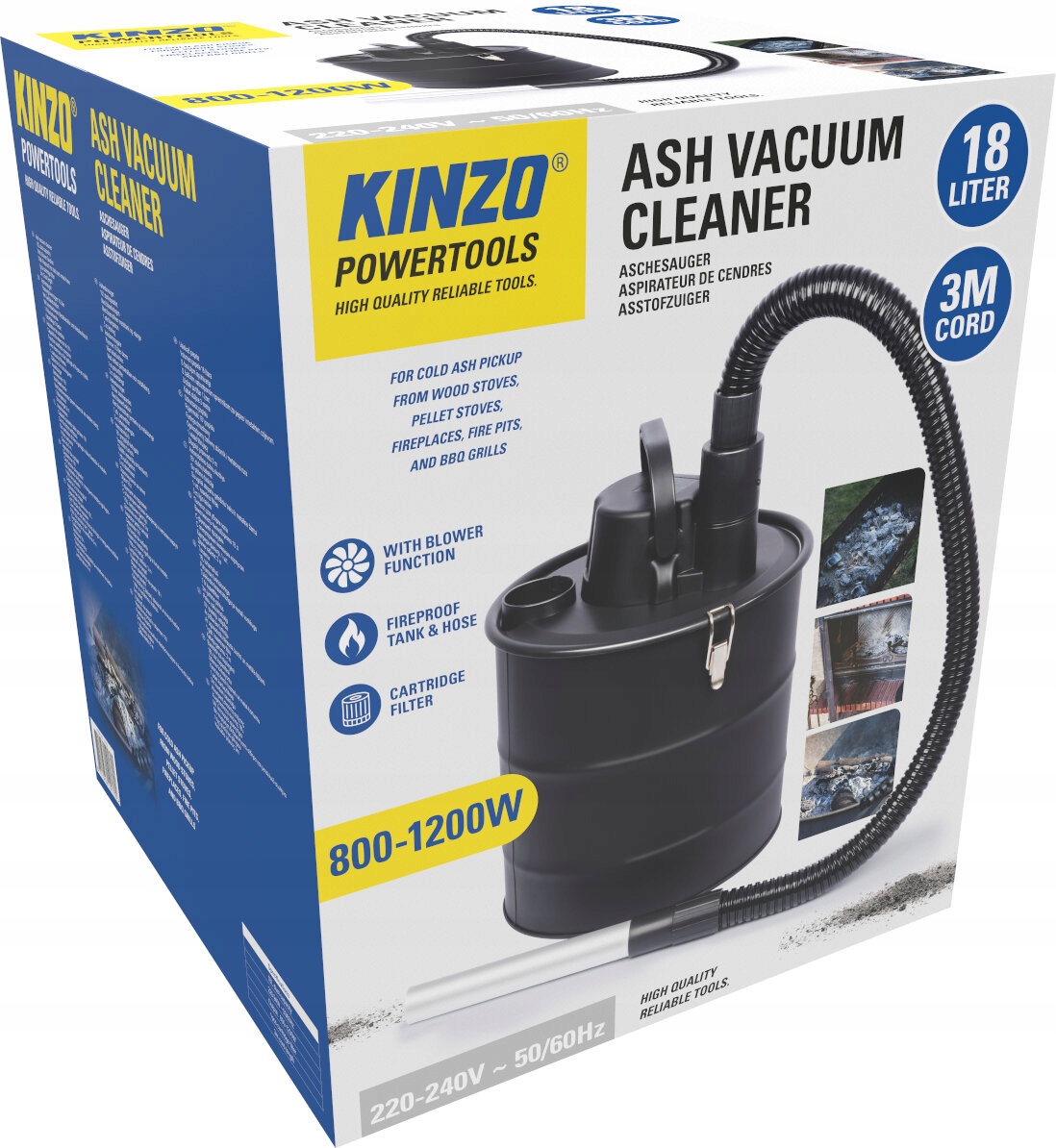 Odkurzacz do popiołu KINZO E170 Marka Kinzo