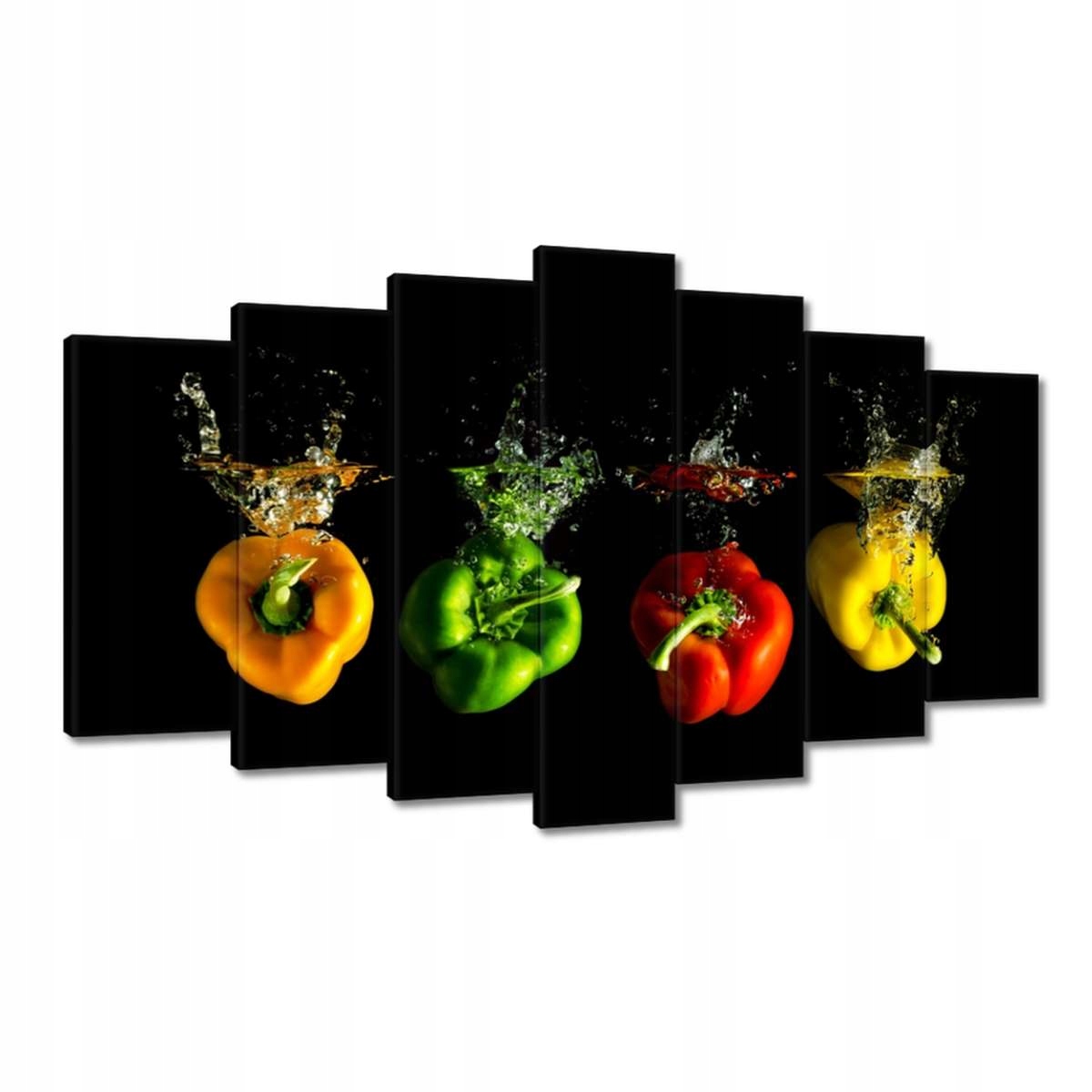 Obrazy 140x80 Barevné papriky