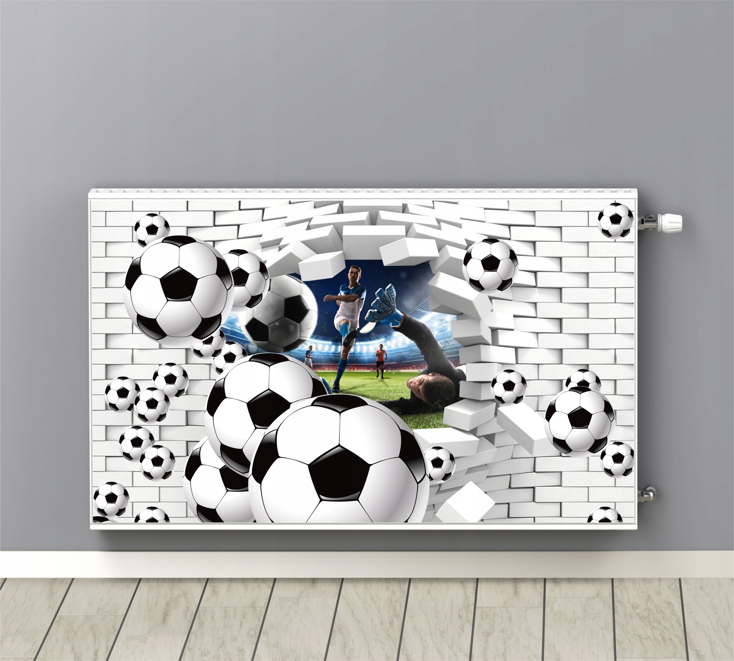 Maskovačka Magnetická podložka na radiátor 3D míčky Sport 60x100 cm