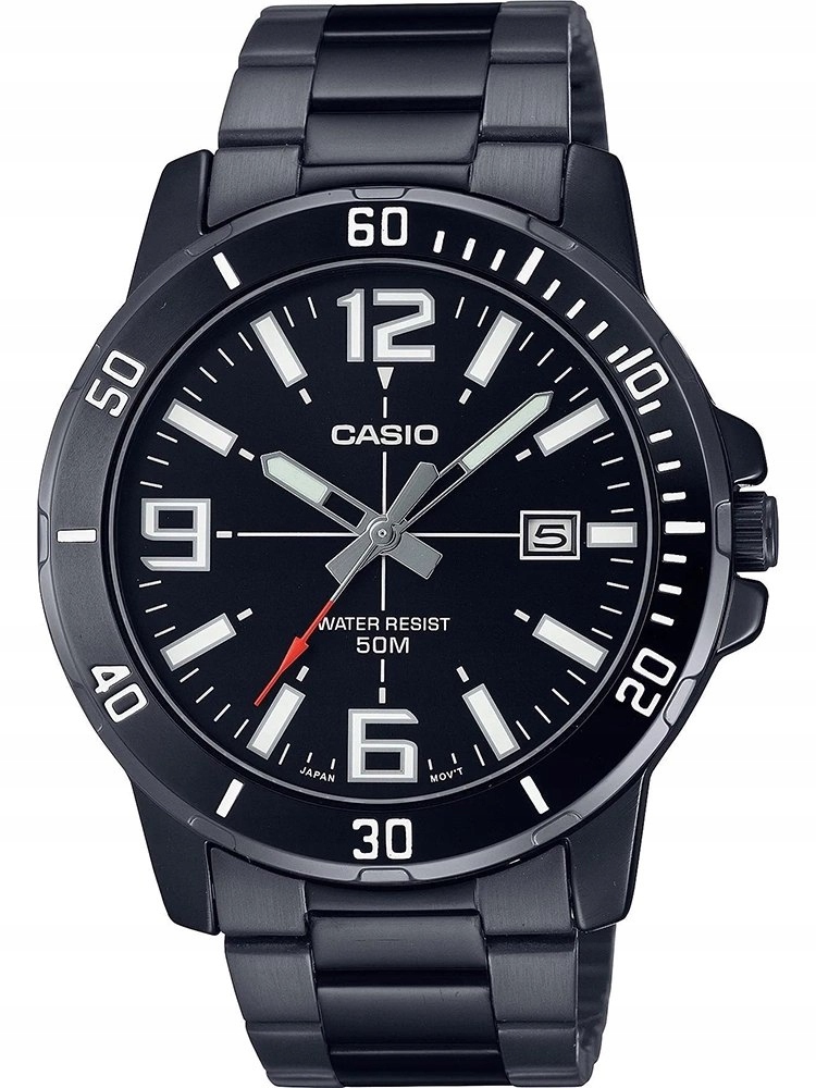 Zegarek Męski Casio MTP-VD01B-1B (zd169e) Box