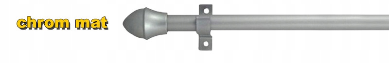 

Mini Karnisz Cafe 85-100 Obciążnik Chrom Mat