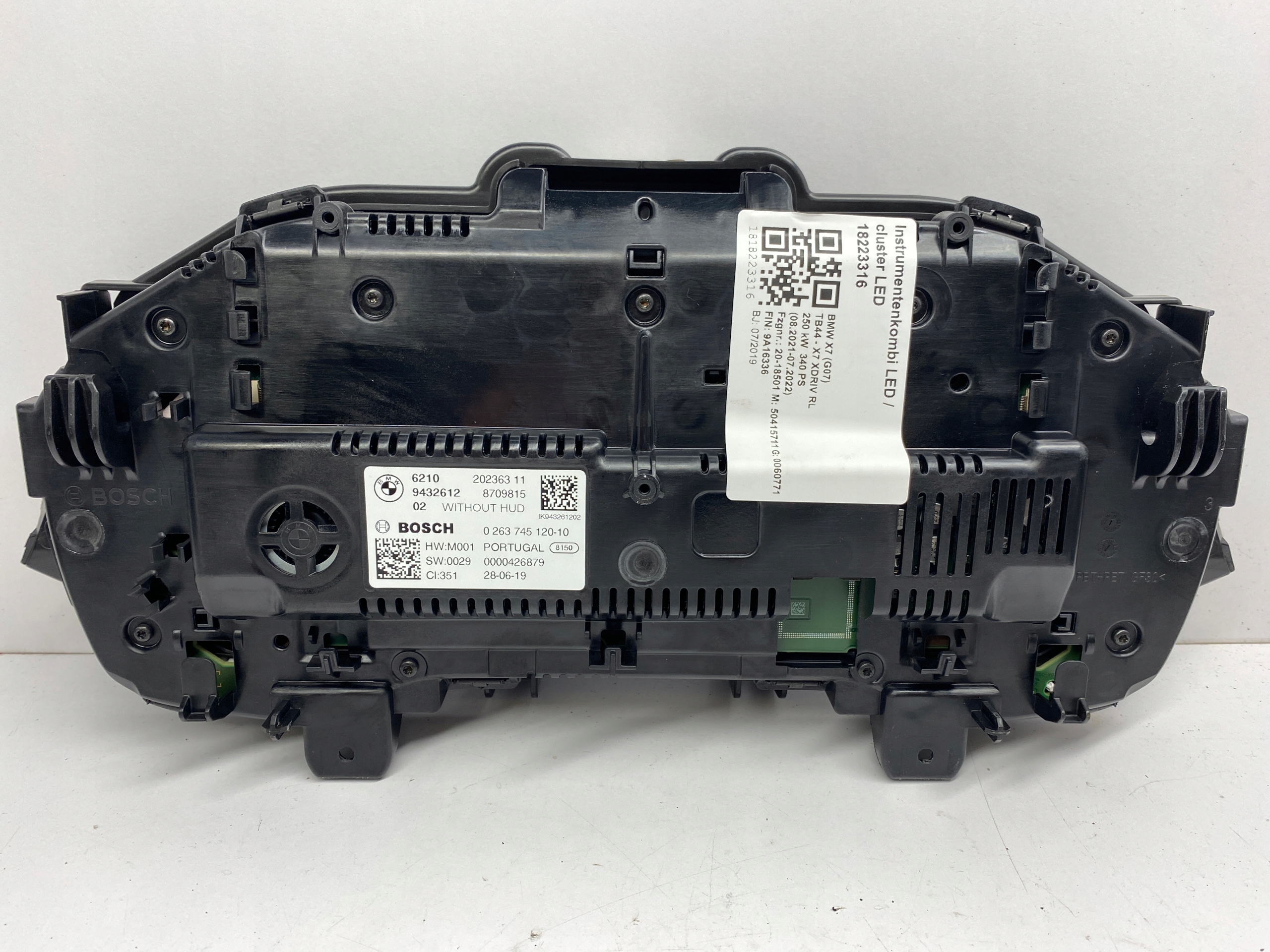 BMW G30 G20 G05 dials clock 9432612 LIVE without HUD