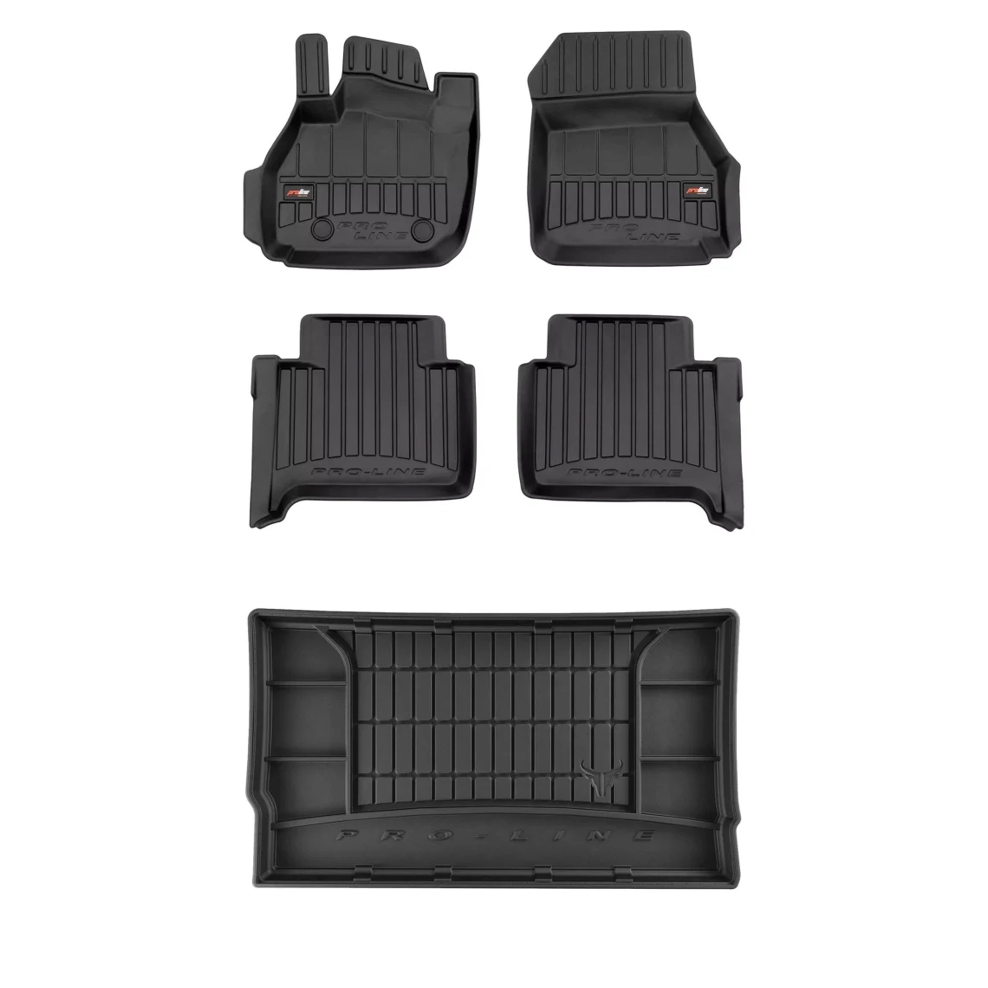 3D gumová sada koberců a rohožek Renault Zoe od roku 2012 Hatchback
