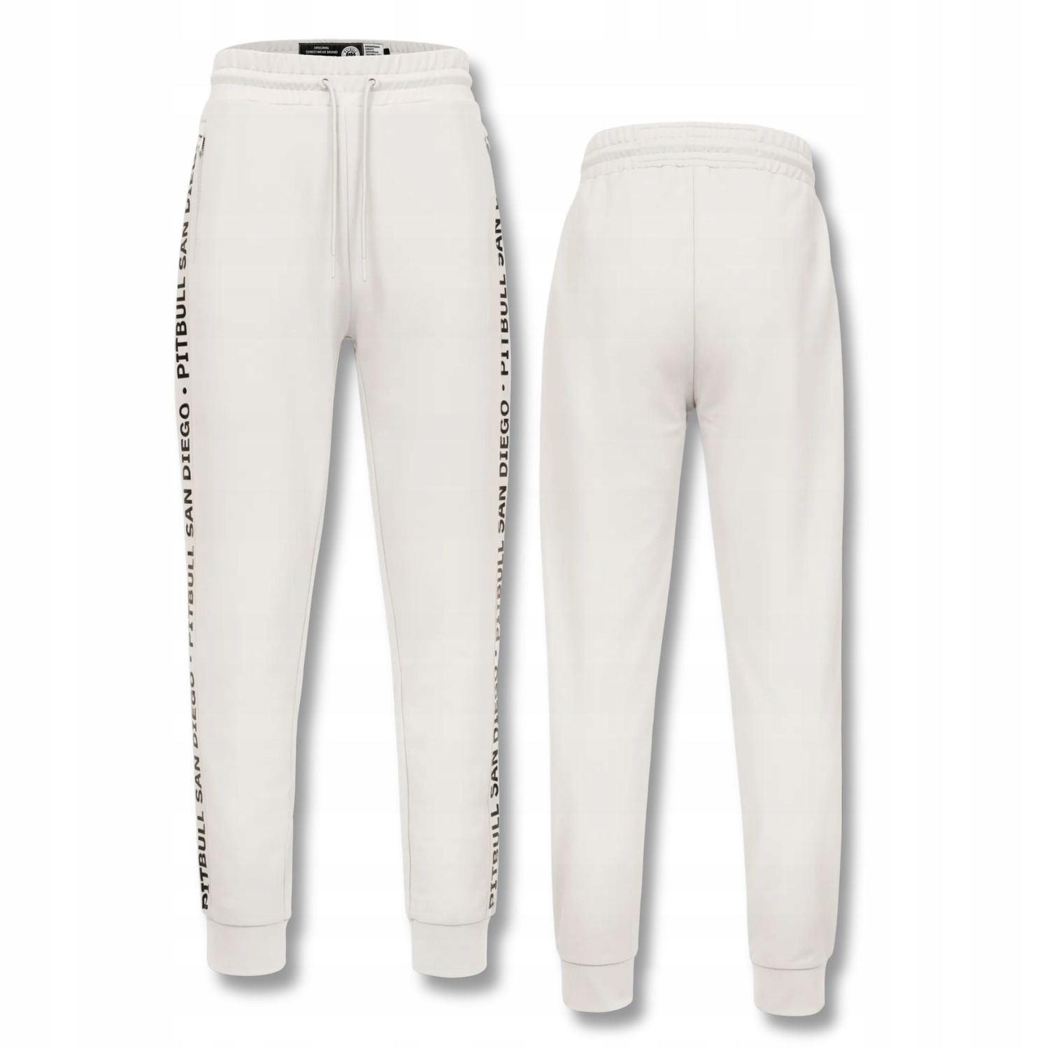 Pánské teplákové kalhoty Pitbull Tape Parker regular střih lampasy M