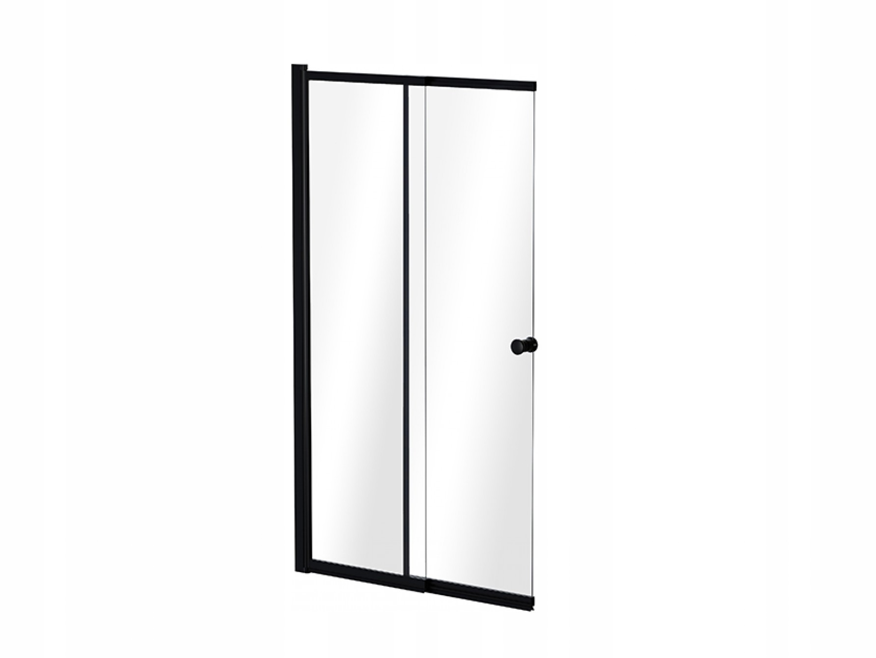 parawan nawannowy przesuwny Easy Slide 100x150 Besco Black