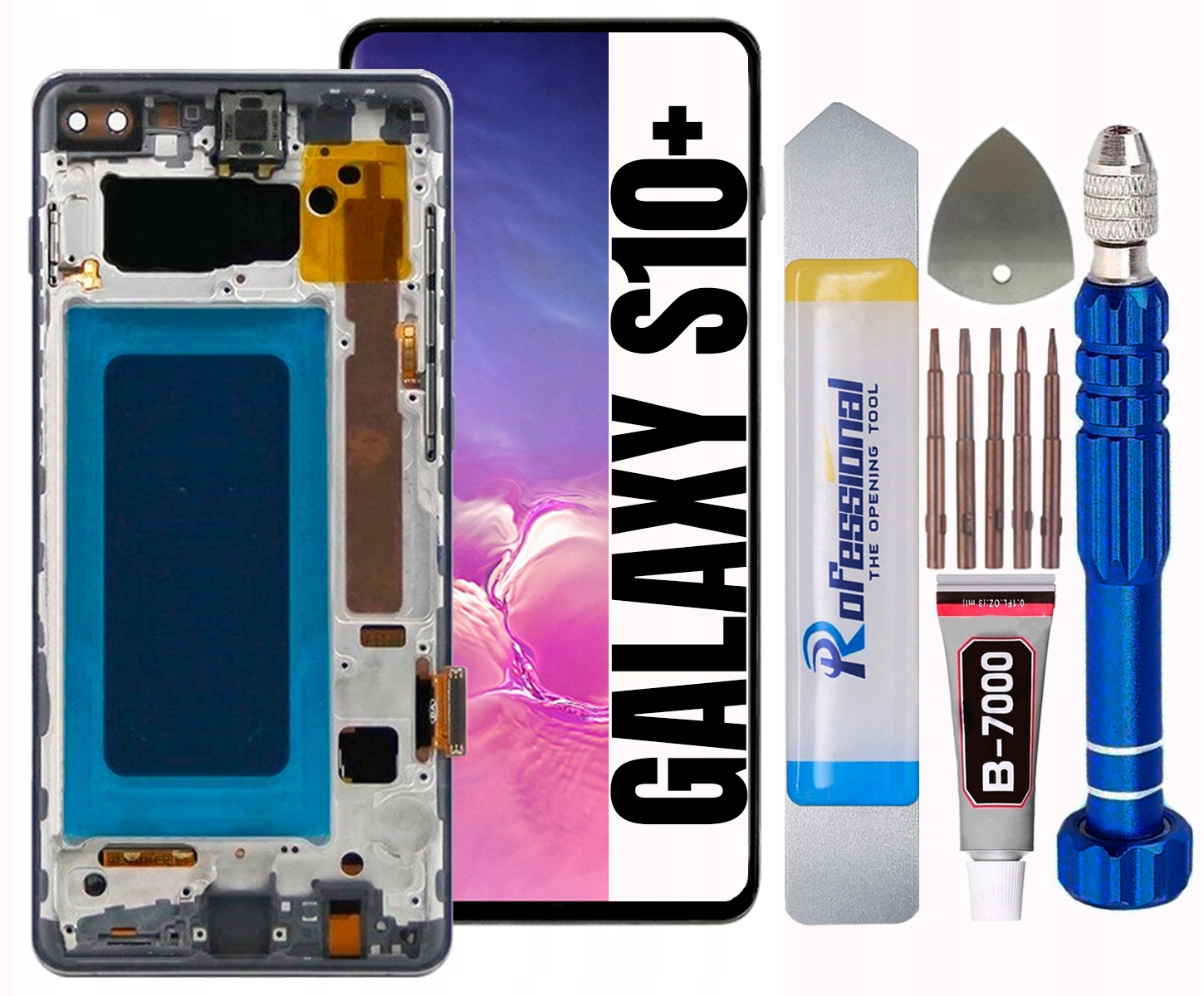 Displej Pro Samsung Galaxy S10 Plus G975 G975F Incell LCD Rámeček