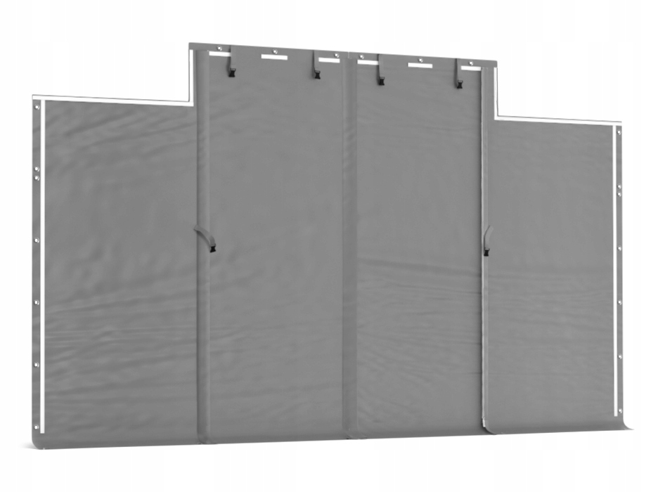 2x Brama Wjazd namiot Magazynowy Handlowy 6x2,5m