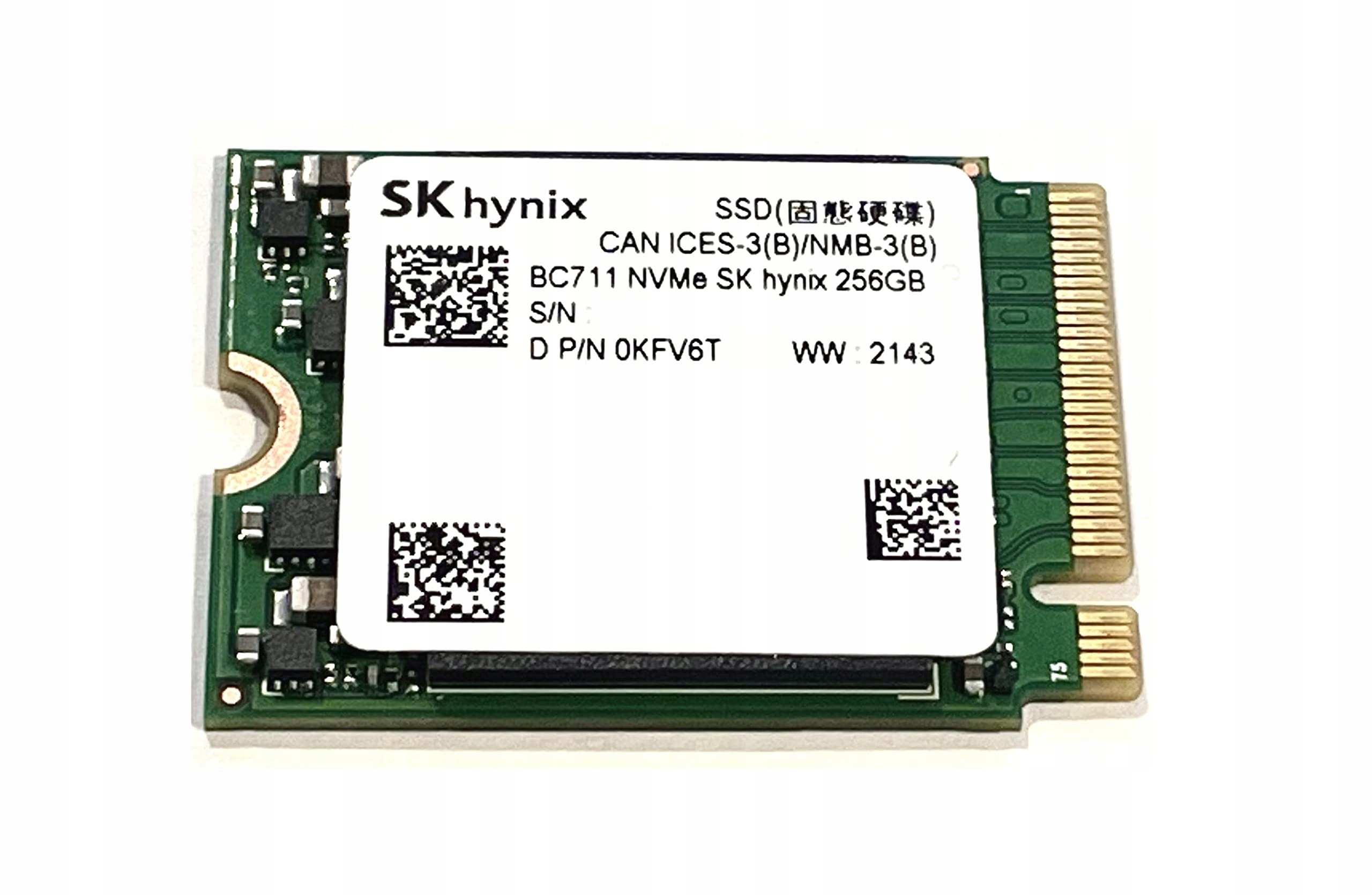 

Dysk Ssd Hynix BC711 nVME 256GB M.2 2230 Steam