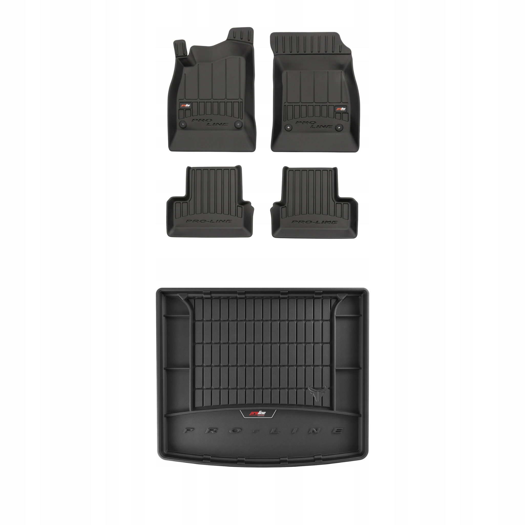 Frogum 3D Sada gumových koberců a rohoží s logem pro Chevrolet Cruze I