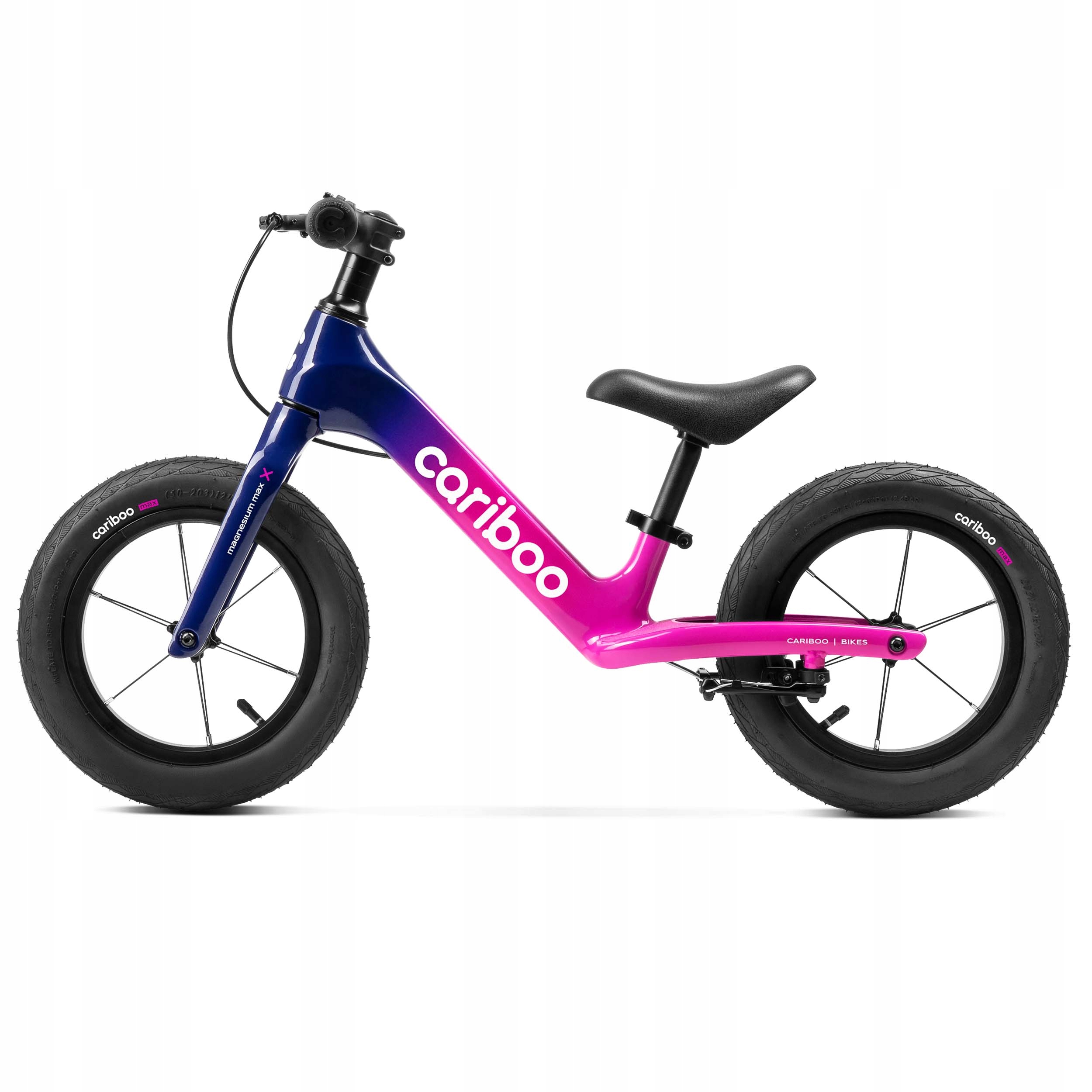 Rowerek Biegowy Cariboo Magnesium Max 3,6kg Hamulec V-brake Pompowane Koła