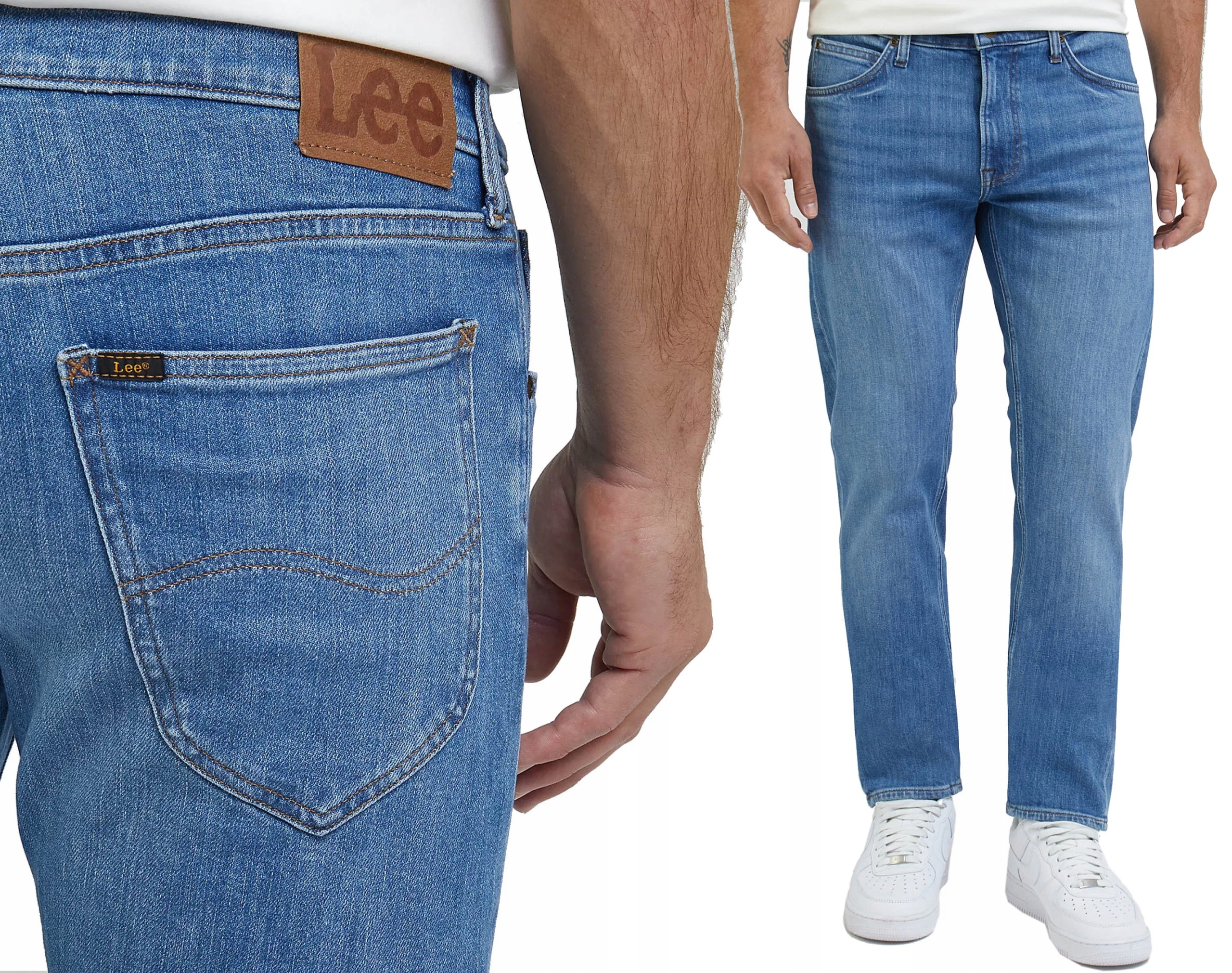 Lee Daren jednoduché džíny straight Zip W38 L34