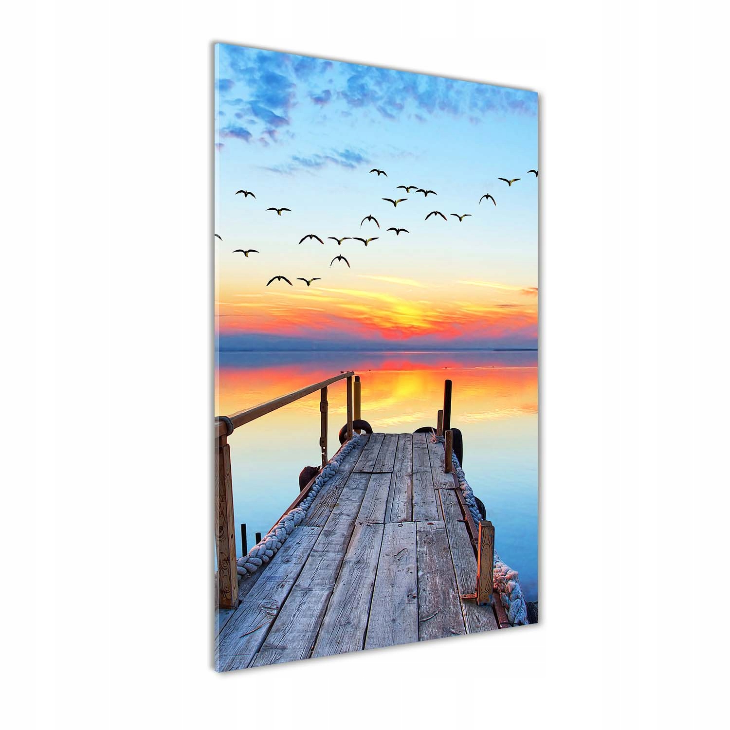 

Foto obraz akryl do salonu Drewniane molo 70x140cm