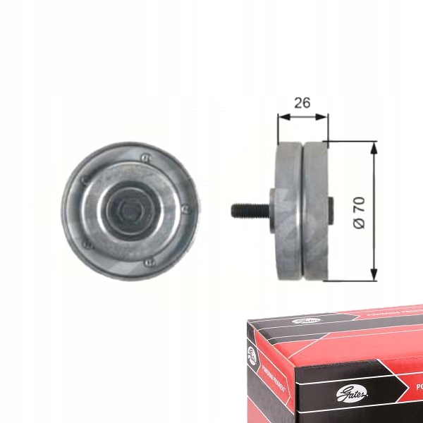 T36466 - РУЛЕТ ПРОВ. Клиновой ремень для VW LT II 2.8 TDI