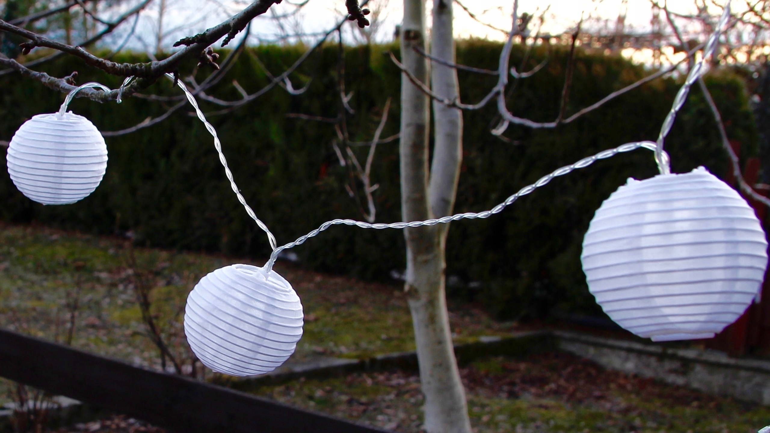 GIRLANDA SOLARNA OGRODOWA LAMPKI SOLARNE 10X LED Kolor biały