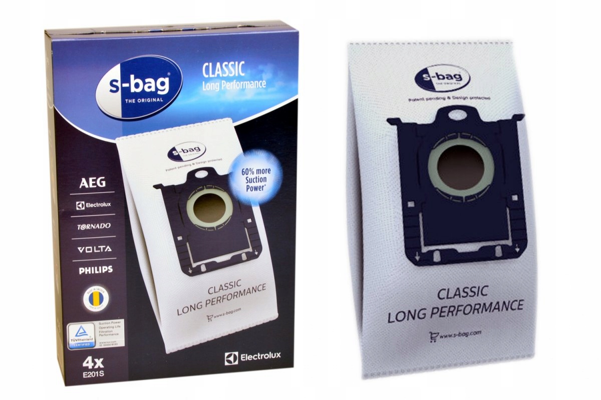 

Worki S-bag E201S do odkurzacza UltraOne 4 szt.