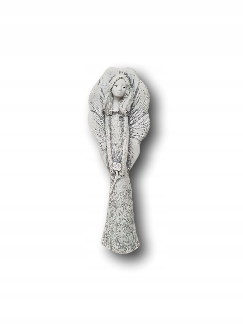 

Figura Gipsowa Anioł Eliza z Kwiatkiem Upominek XL