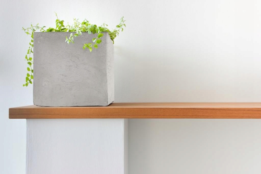 BETONOWA OSŁONKA DONICZKA KWADRAT 11cm SZARA Marka Polnix