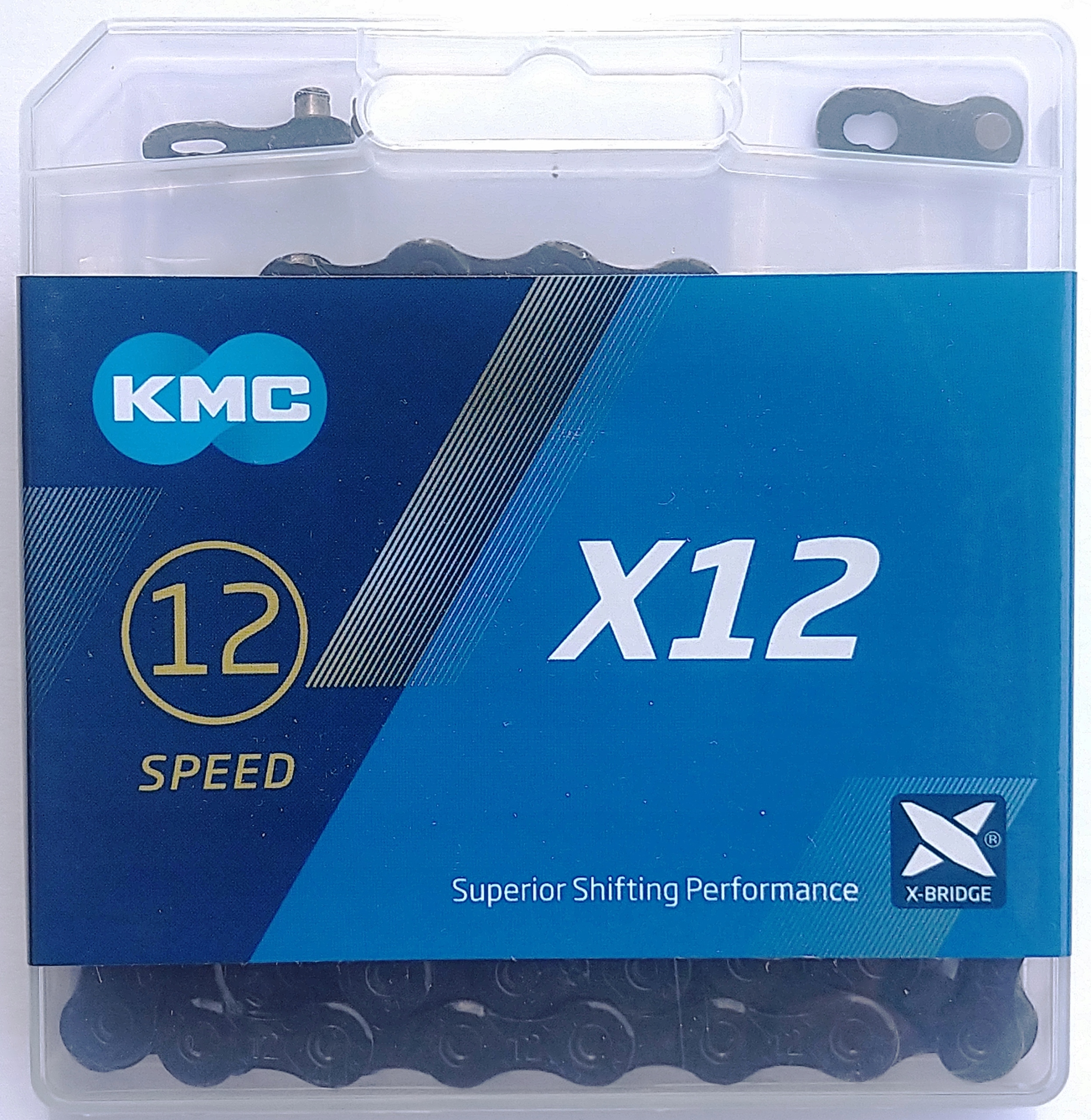 Řetěz na kolo Kmc X12 126l BlackTech box