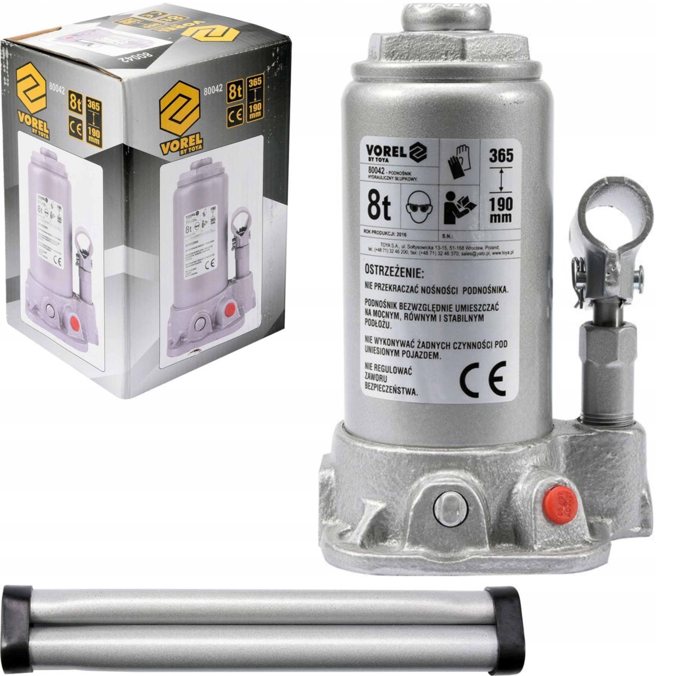 ГИДРАВЛИЧЕСКИЙ ДОМКРАТ VOREL 8T