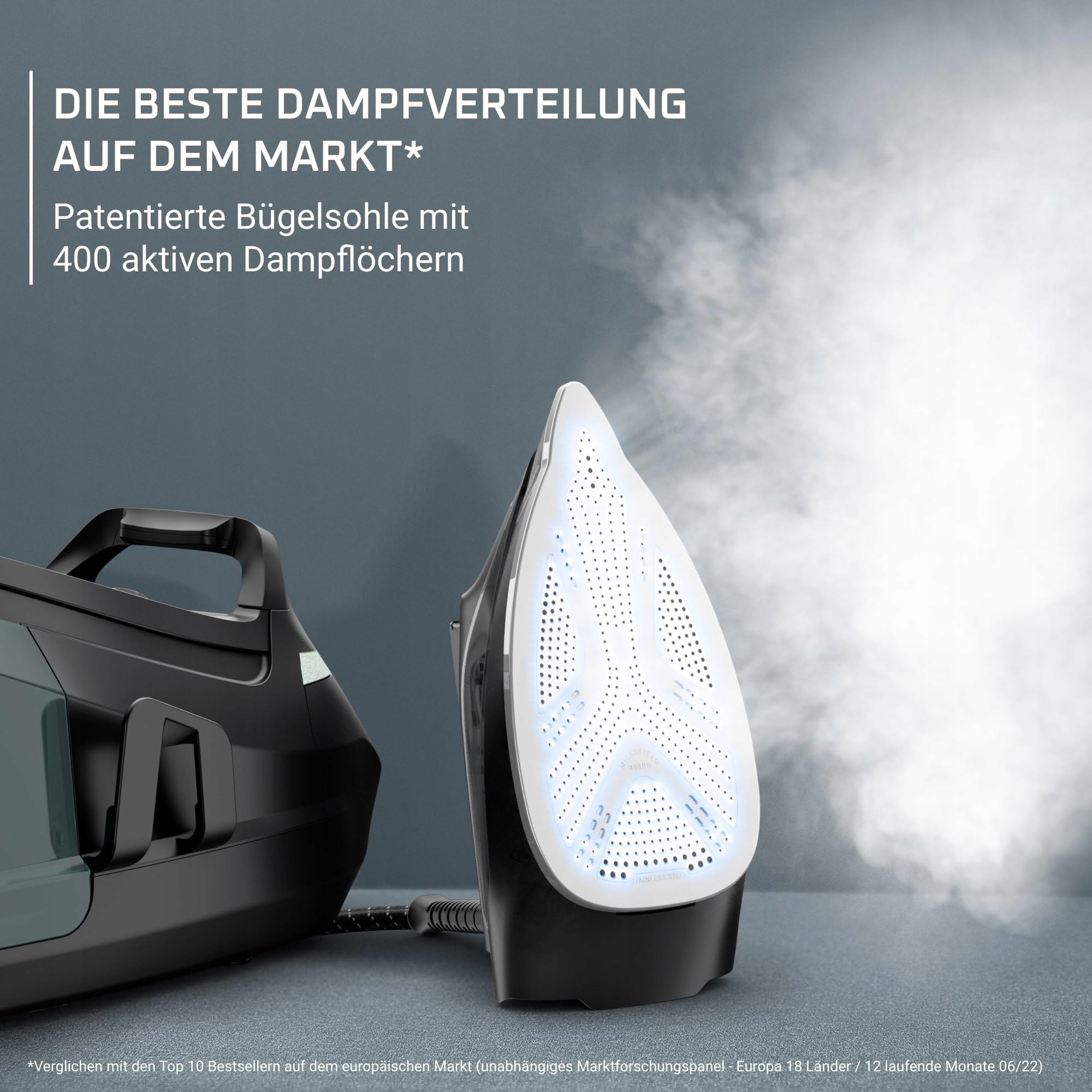 ROWENTA Eco Steam Pro Stacja Parowa 2800W 76 Bar Czarny — miniatura 5