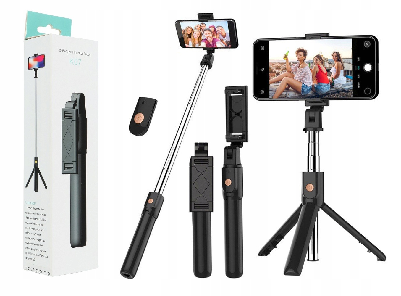 

Kijek Do Selfie Bluetooth Tripod Statyw Do Iphone
