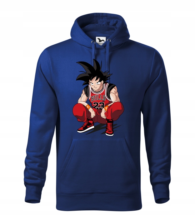 

Bluza z kapturem Son Goku 23 Bulls Dragon Ball
