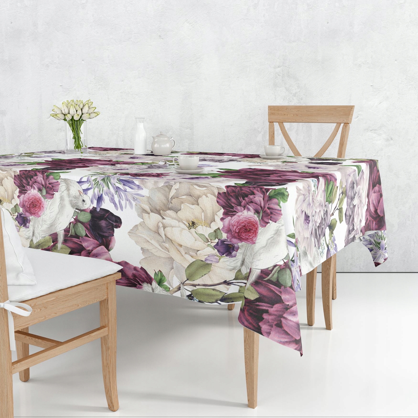 OBRUS PLAMOODPORNY 140X240 GŁADKI MATOWY GRUBY 080 Materiał wykonania poliester