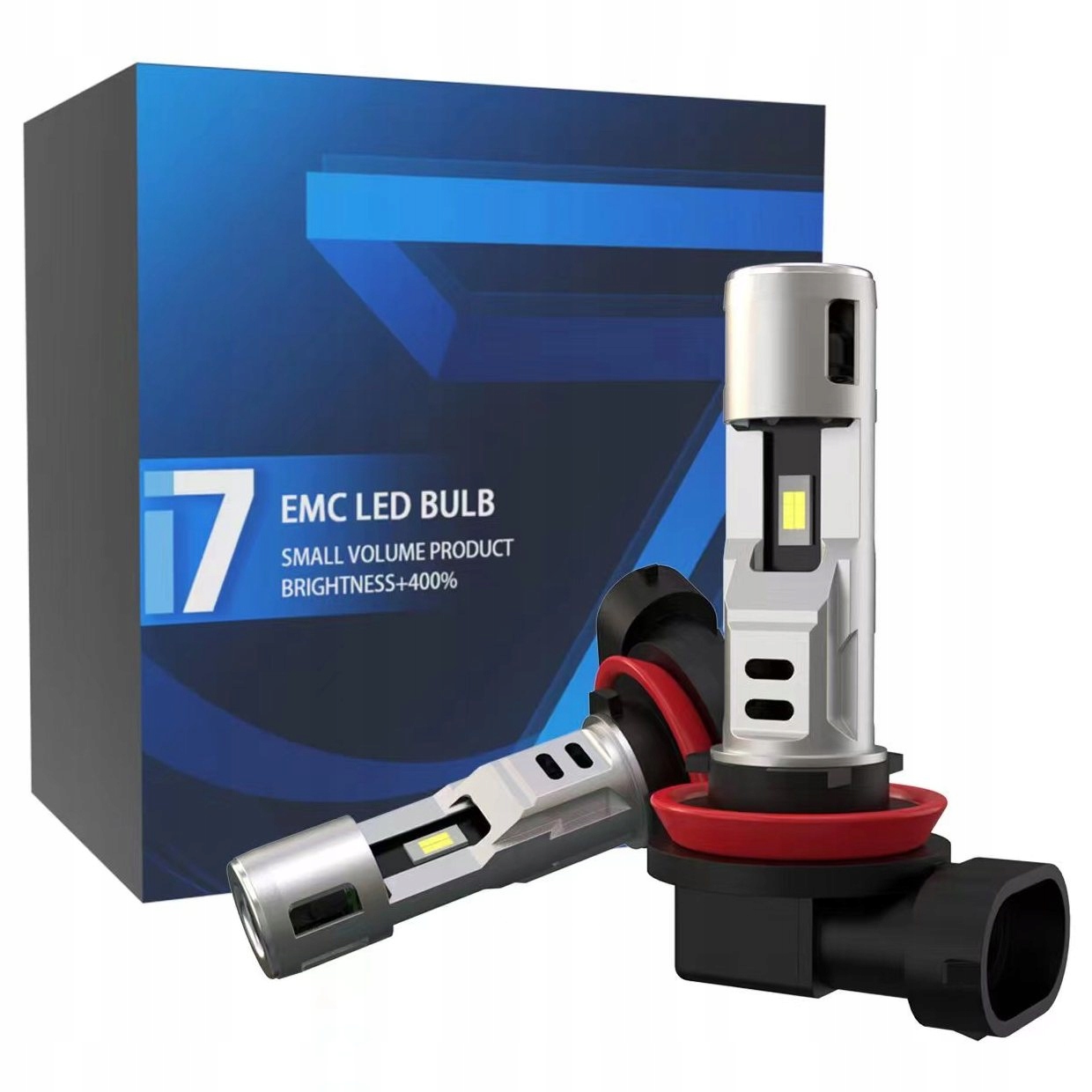 Led žárovky i7 H8 Csp Light +400% Homologace E11