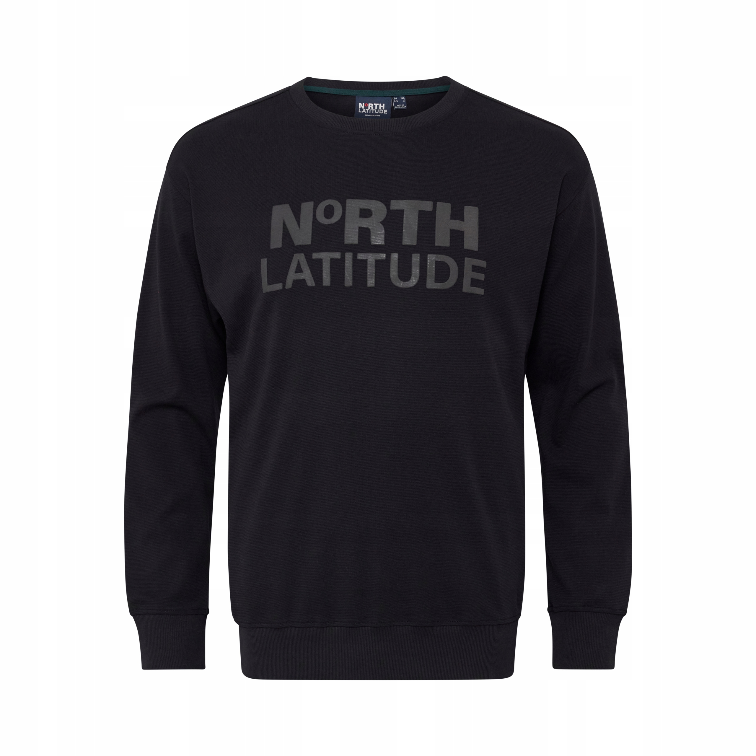 North Latitude Velké Rozměry Mikina Černá 3XL 144 cm