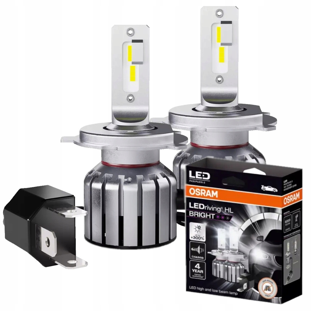 Žárovky H4/H19 Led Osram LEDriving Hl Bright Retrofit Cool White 64193DWBRT