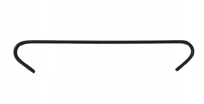 Lakovací závěsky rozměr 25 cm drát Fi-4 zaoblené CR00025040 500 ks