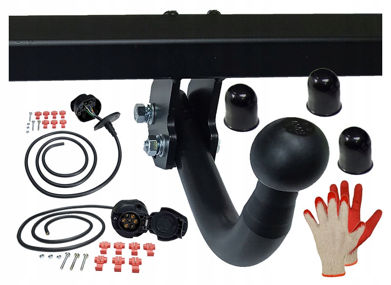 HAK HOLOWNICZY+WIĄZKA +7PIN+OSŁONKI do OPEL ASTRA3III H HATCHBACK+GTC 04-15 Rodzaj kuli Odkręcana